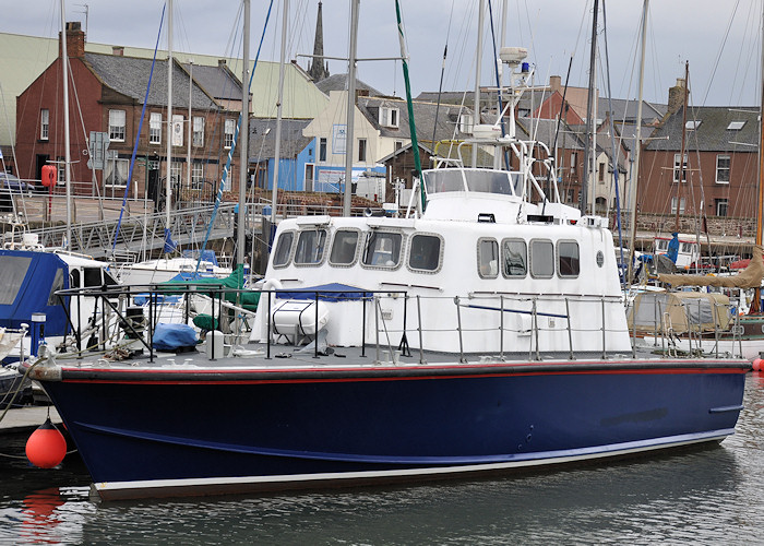 Photograph of the vessel  Arun Adventurer pictured at Arbroath on 18th April 2012