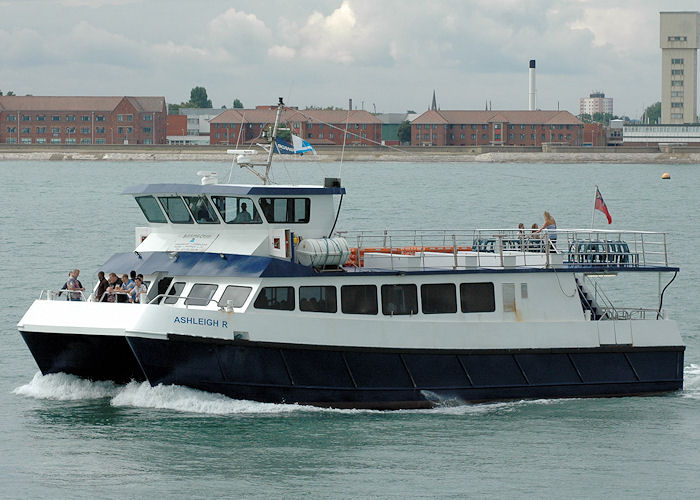 Photograph of the vessel  Ashleigh R pictured in the Solent on 14th August 2010