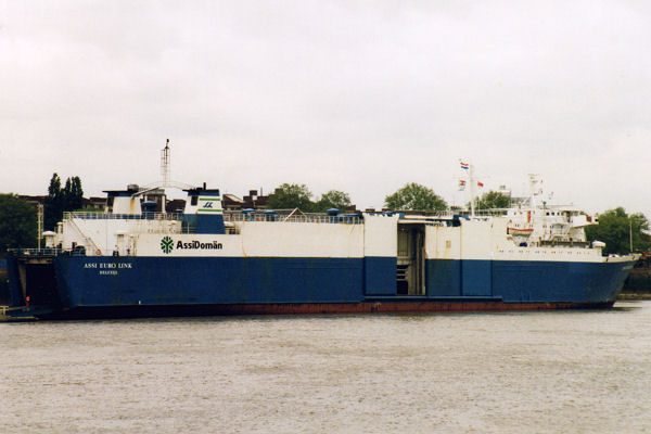Photograph of the vessel  Assi Euro Link pictured at Convoy's Wharf, Deptford on 8th May 1997