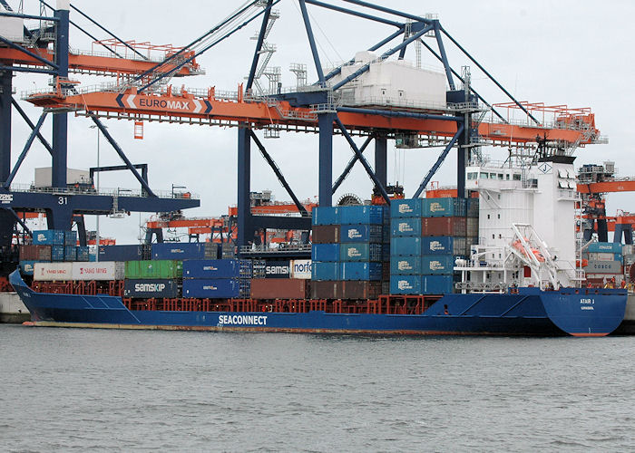 Photograph of the vessel  Atair J pictured in Yangtzehaven, Europoort on 20th June 2010
