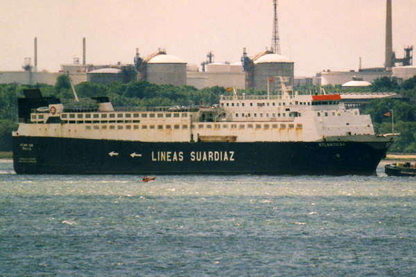 Photograph of the vessel  Atlanticar pictured arriving in Southampton on 28th May 2000