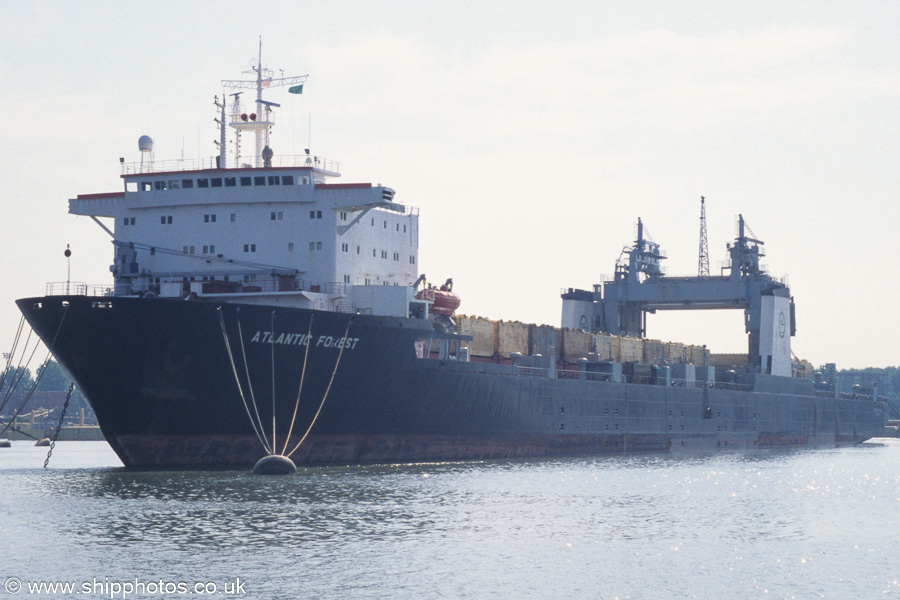 Photograph of the vessel  Atlantic Forest pictured in Waalhaven, Rotterdam on 17th June 2002