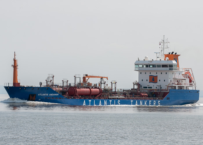 Photograph of the vessel  Atlantis Andaman pictured departing Eastham Locks on 31st May 2014