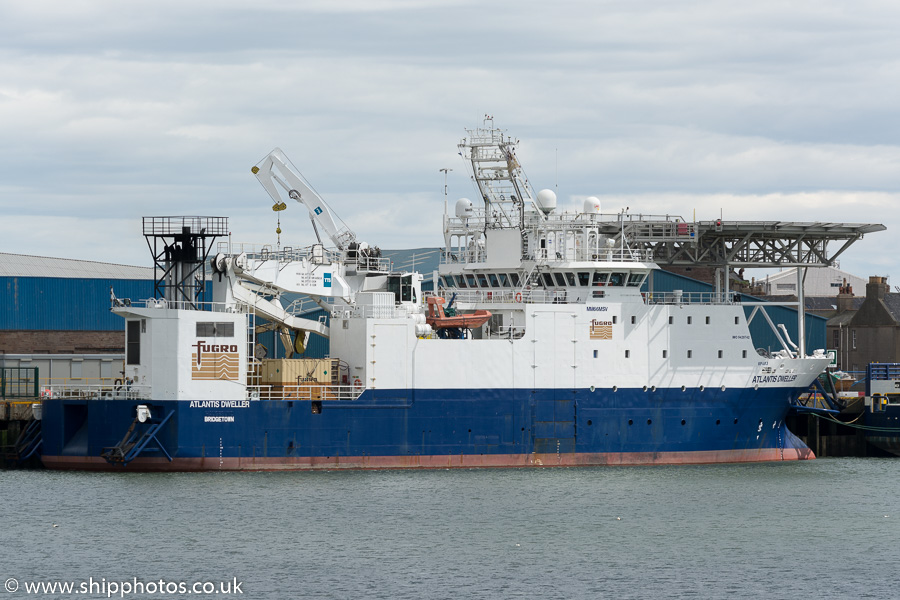 Photograph of the vessel  Atlantis Dweller pictured at Montrose on 24th May 2015