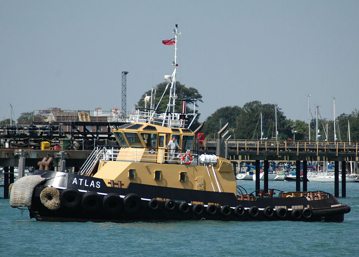 Photograph of the vessel  Atlas pictured in Portsmouth Harbour on 8th August 2006