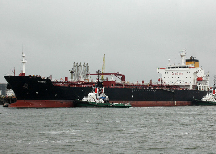 Photograph of the vessel  Aurora pictured at Coryton on 17th May 2008