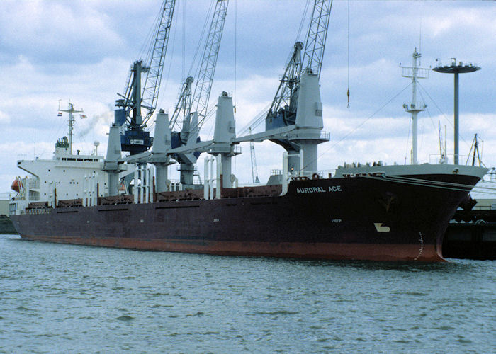 Photograph of the vessel  Auroral Ace pictured in Rotterdam on 20th April 1997