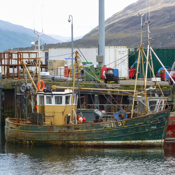 Photograph of the vessel fv Azalea pictured at Ullapool on 6th May 2014