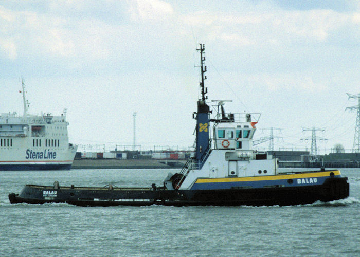 Photograph of the vessel  Balau pictured at Hoek van Holland on 20th April 1997