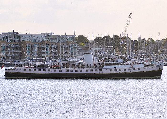 Photograph of the vessel  Balmoral pictured in Portsmouth Harbour on 7th August 2011