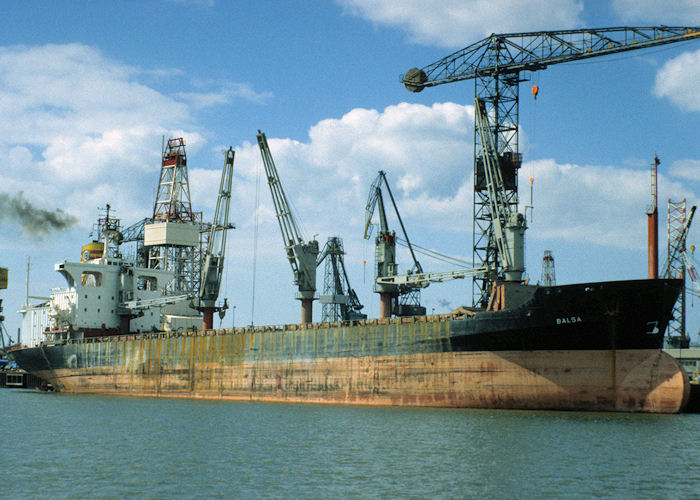 Photograph of the vessel  Balsa pictured in Rotterdam on 20th April 1997