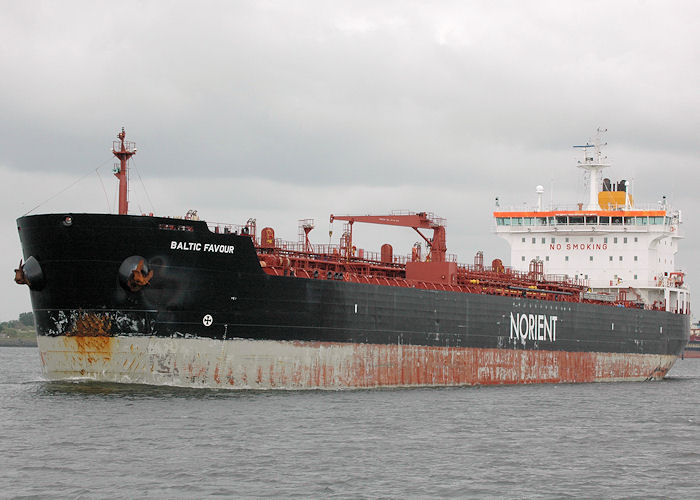 Photograph of the vessel  Baltic Favour pictured on the Calandkanaal, Europoort on 20th June 2010