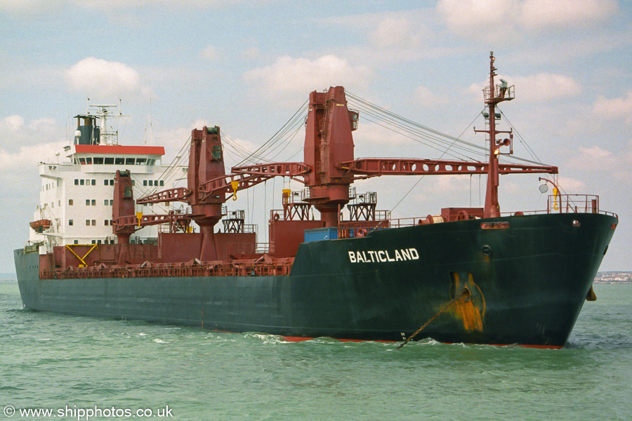 Photograph of the vessel  Balticland pictured on the River Thames on 16th August 2003