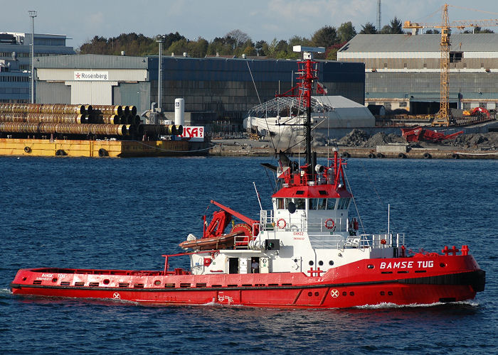 Photograph of the vessel  Bamse Tug pictured arriving at Stavanger on 13th May 2005