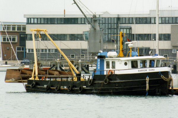 Photograph of the vessel  Barrow Sand pictured at Gosport on 1st July 1993