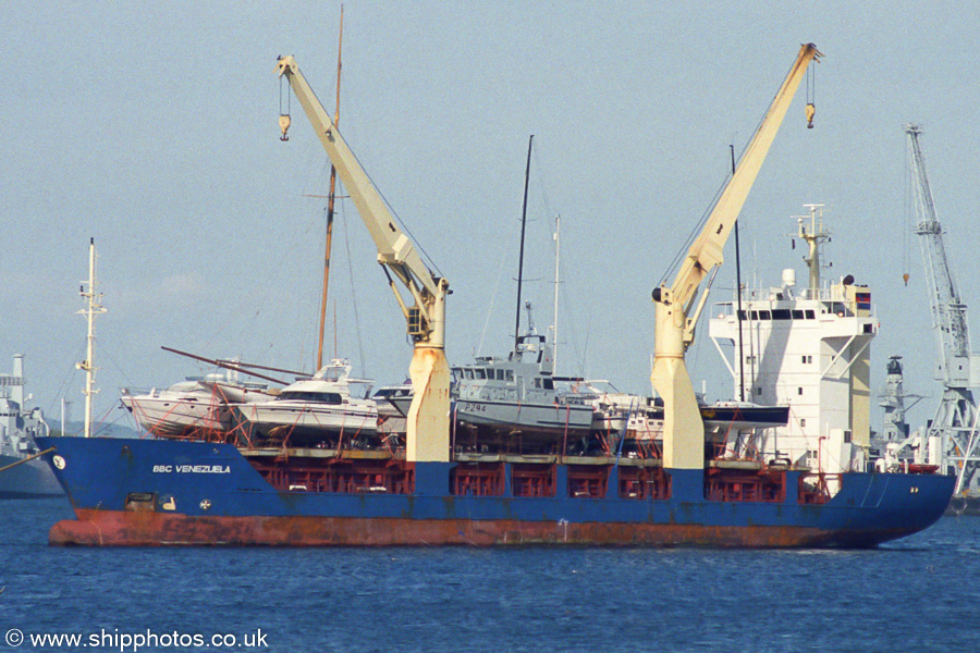 Photograph of the vessel  BBC Venezuela pictured in Portsmouth Harbour on 5th May 2003