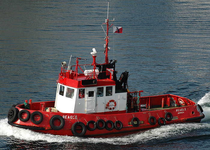 Photograph of the vessel  Beagle pictured in Bergen on 5th May 2008