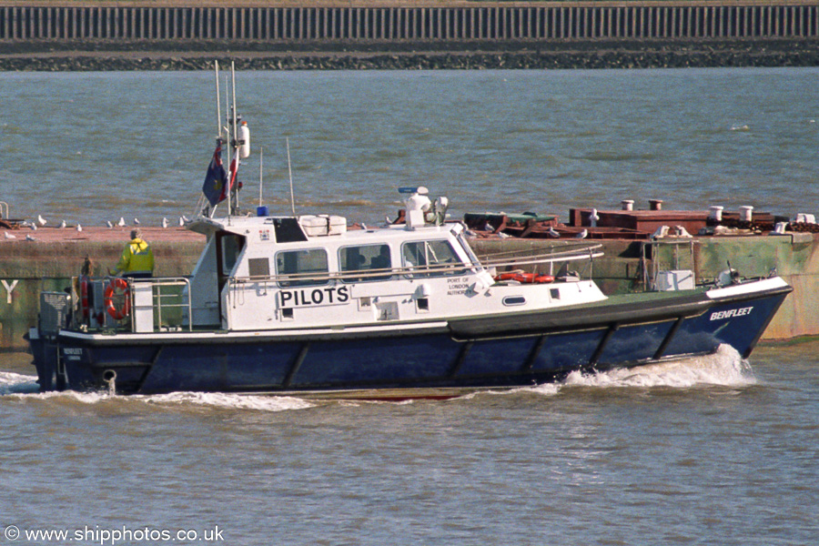 Photograph of the vessel pv Benfleet pictured at Gravesend on 1st September 2001
