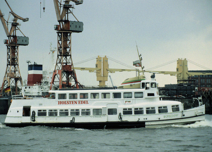 Photograph of the vessel  Bergedorf pictured at Hamburg on 9th June 1997
