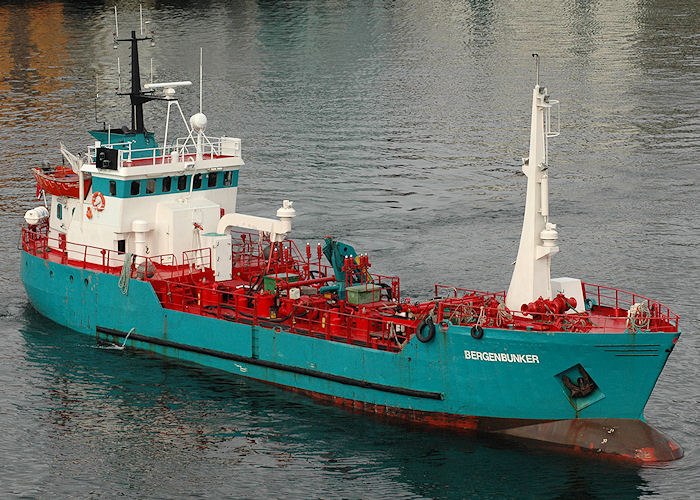 Photograph of the vessel  Bergenbunker pictured in Bergen on 5th May 2008
