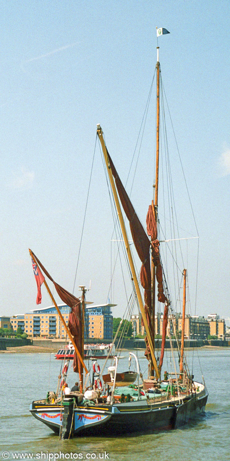 Photograph of the vessel sb Beric pictured at Deptford on 16th July 2005