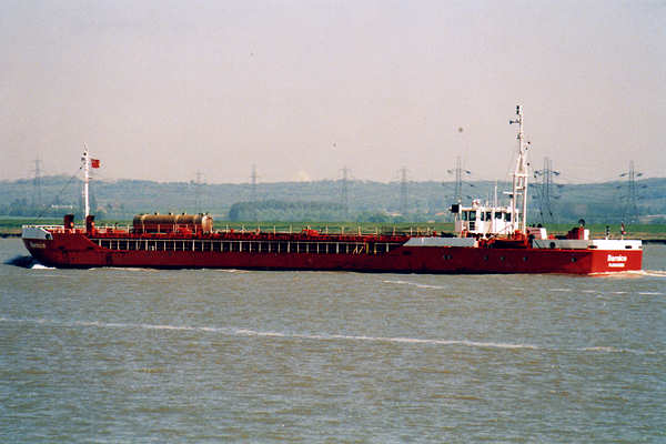 Photograph of the vessel  Bernice pictured on the River Thames on 12th May 2001