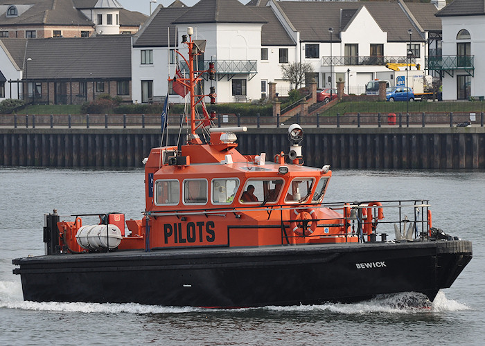 Photograph of the vessel pv Bewick pictured at North Shields on 23rd March 2012