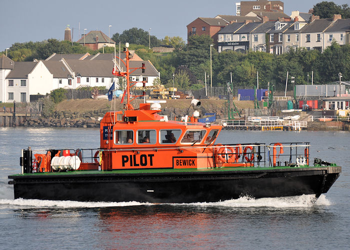 Photograph of the vessel pv Bewick pictured at North Shields on 22nd August 2013
