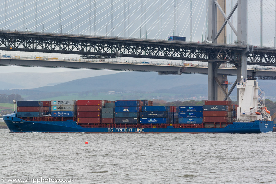 Photograph of the vessel  BG Ireland pictured at passing Queensferry on 14th April 2017