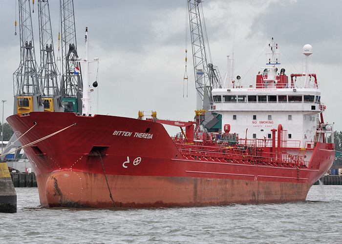 Photograph of the vessel  Bitten Theresa pictured in Waalhaven, Rotterdam on 24th June 2012