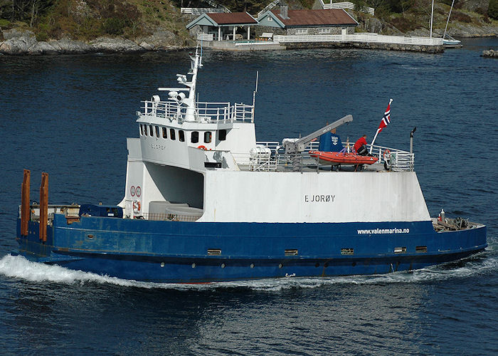 Photograph of the vessel  Bjorøy pictured approaching Bergen on 5th May 2008
