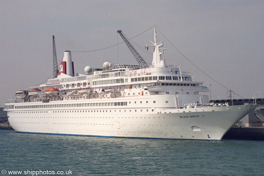 Photograph of the vessel  Black Watch pictured at Southampton on 12th April 2003