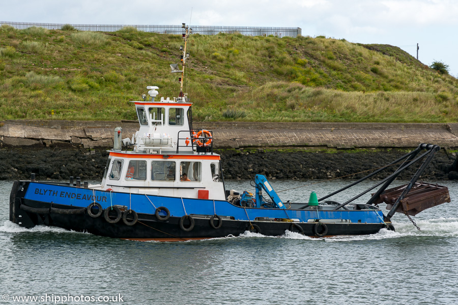 Photograph of the vessel  Blyth Endeavour pictured at Blyth on 4th September 2019