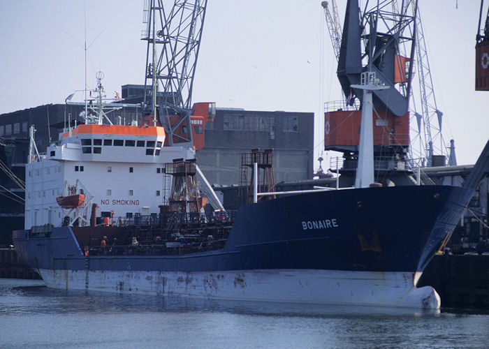 Photograph of the vessel  Bonaire pictured in Merwehaven, Rotterdam on 14th April 1996
