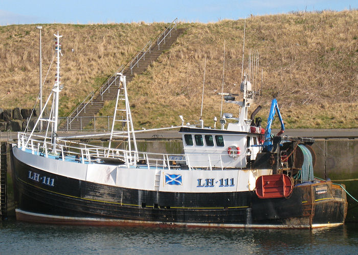Photograph of the vessel fv Bonaventure pictured at Eyemouth on 21st March 2010
