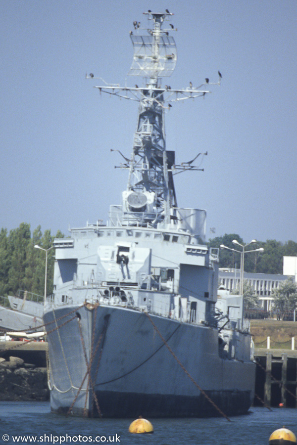 Photograph of the vessel FS Bouvet pictured at Lorient on 23rd August 1989