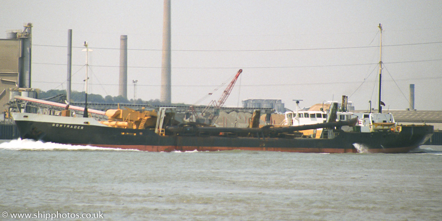 Photograph of the vessel  Bowtrader pictured at Gravesend on 17th June 1989