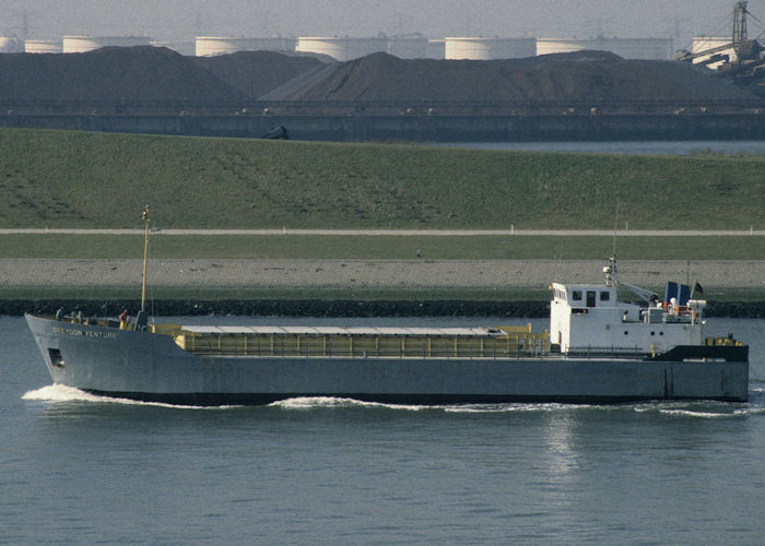 Photograph of the vessel  Breydon Venture pictured passing Hoek van Holland on 15th April 1996