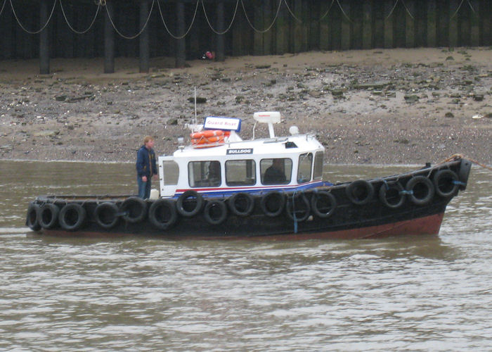 Photograph of the vessel  Bulldog pictured in London on 24th October 2009