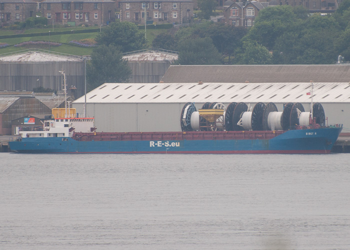 Photograph of the vessel  Burgtor pictured at Dundee on 14th June 2014