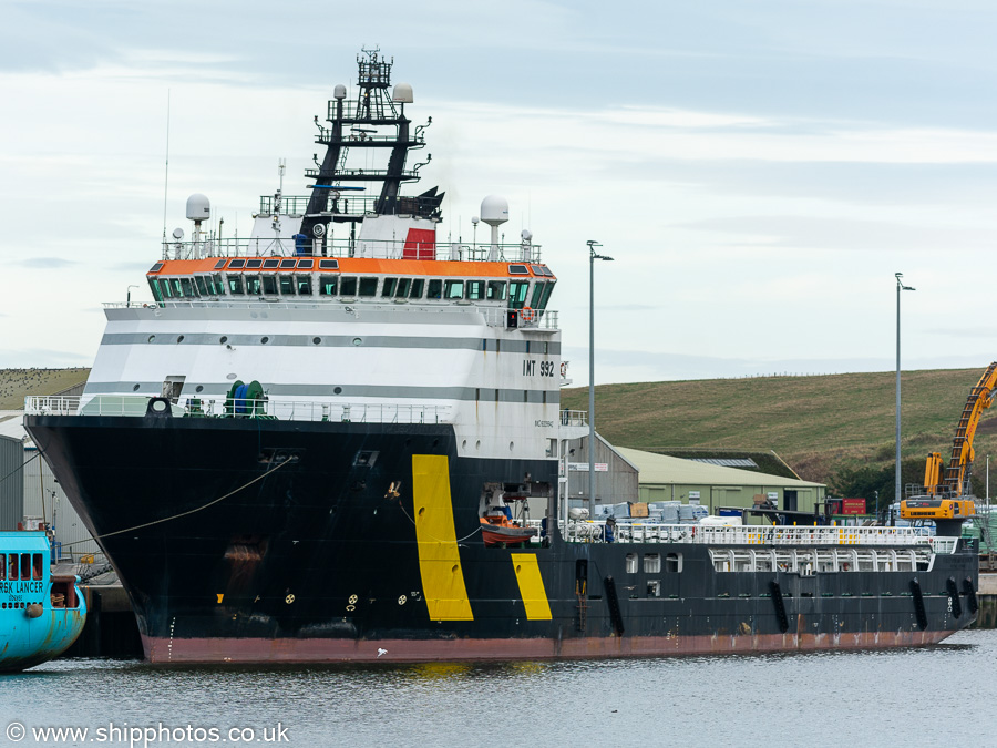 Photograph of the vessel  Caledonian Victory pictured at Montrose on 11th October 2021