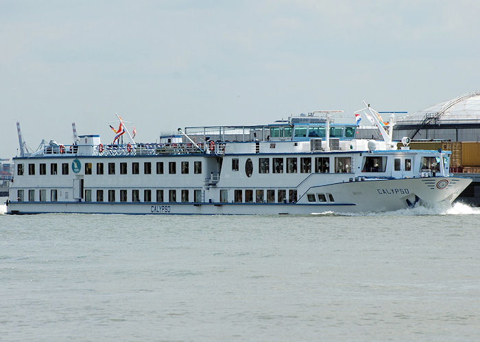 Photograph of the vessel  Calypso pictured passing Vlaardingen on 21st June 2010