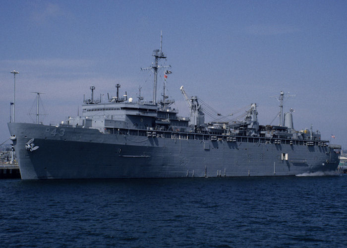 Photograph of the vessel USS Cape Cod pictured at San Diego on 16th September 1994