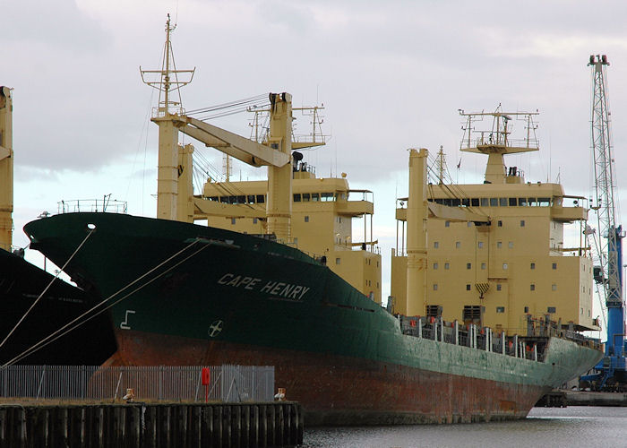 Photograph of the vessel  Cape Henry pictured laid up in Blyth on 23rd September 2009