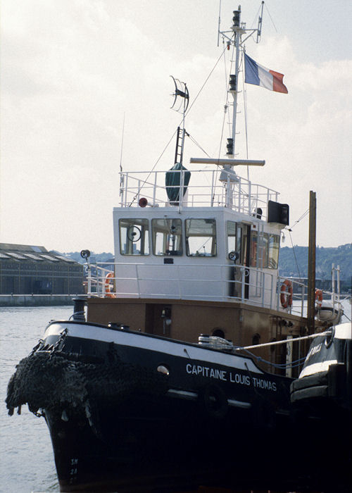 Photograph of the vessel  Capitaine Louis Thomas pictured at Rouen on 16th August 1997