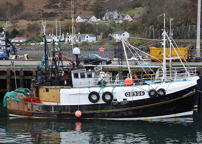Photograph of the vessel fv Caralisa pictured at Mallaig on 7th April 2012