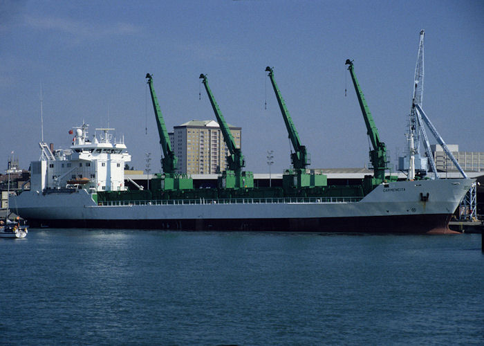 Photograph of the vessel  Carmencita pictured in Portsmouth on 21st July 1996