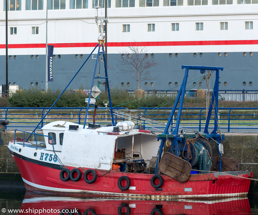 Photograph of the vessel fv Carol Ann pictured at Royal Quays, North Shields on 27th December 2016