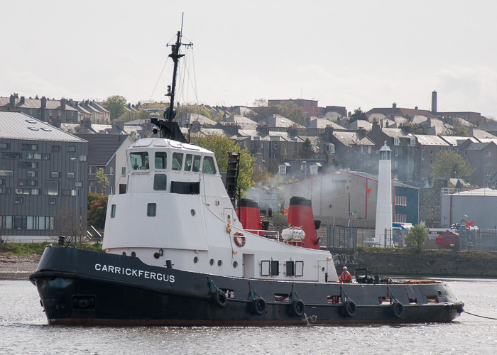 Photograph of the vessel  Carrickfergus pictured at Aberdeen on 3rd May 2014