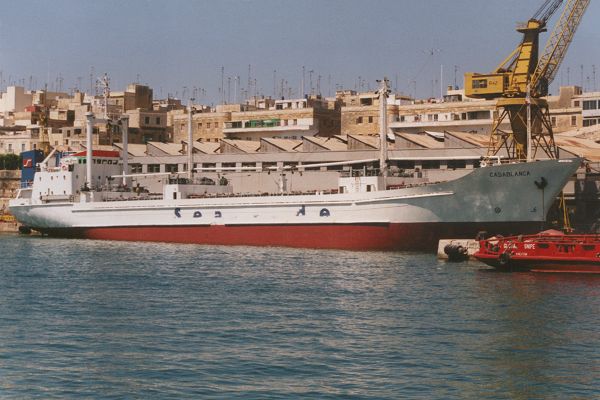 Photograph of the vessel  Casablanca pictured in Valletta on 1st June 2000